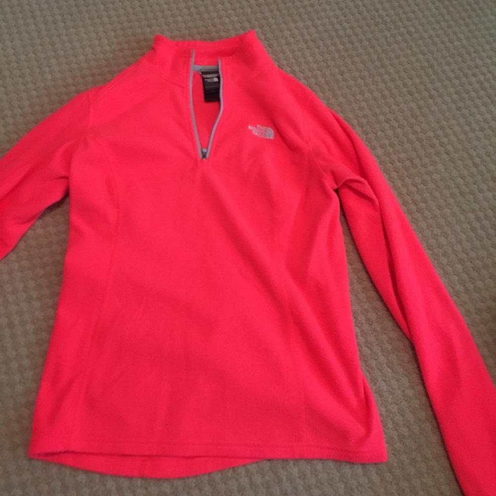 Bright Pink Women’s North Face Quarter Zip